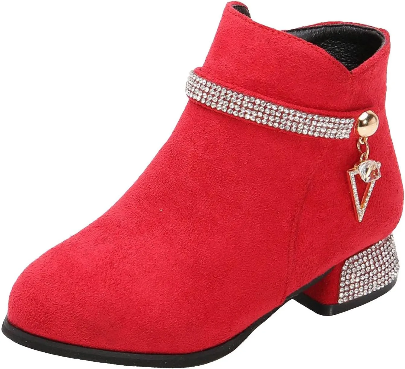 2025 Girls Ankle Boots Boots for Girls Cowgirl Boots Fashion Tassel Toddler Girls Boots Chunky Heels Mid boots Western Booties Slip On Riding Shoes