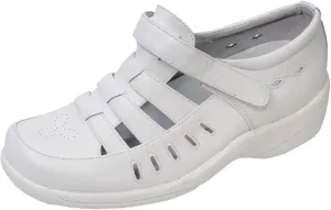 24 Hour Comfort Fiona Women's Wide Width Hook and Loop Leather Loafers