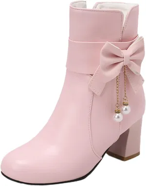 Ankle Boots for Women Chunky Heel Leather Fashion Comfortable Slip on Fall Winter Boots Side Zipper Wide Width Women's Booties Ladies Boots