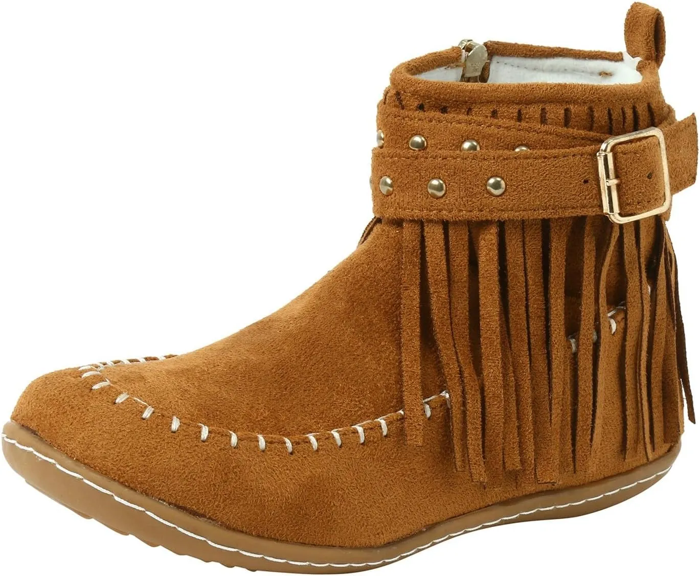 Ankle Boots for Women, Winter Fall Wedge Non Slip Ankle Booties With Side Zip Low Heels Leather Lace Up Short Walking Boots