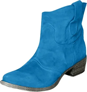 Ankle Boots for Women, Women Lace Up Slip-On Loafers Pointed Low Toe Chunky Block Heel Casual Cutout Office Booties