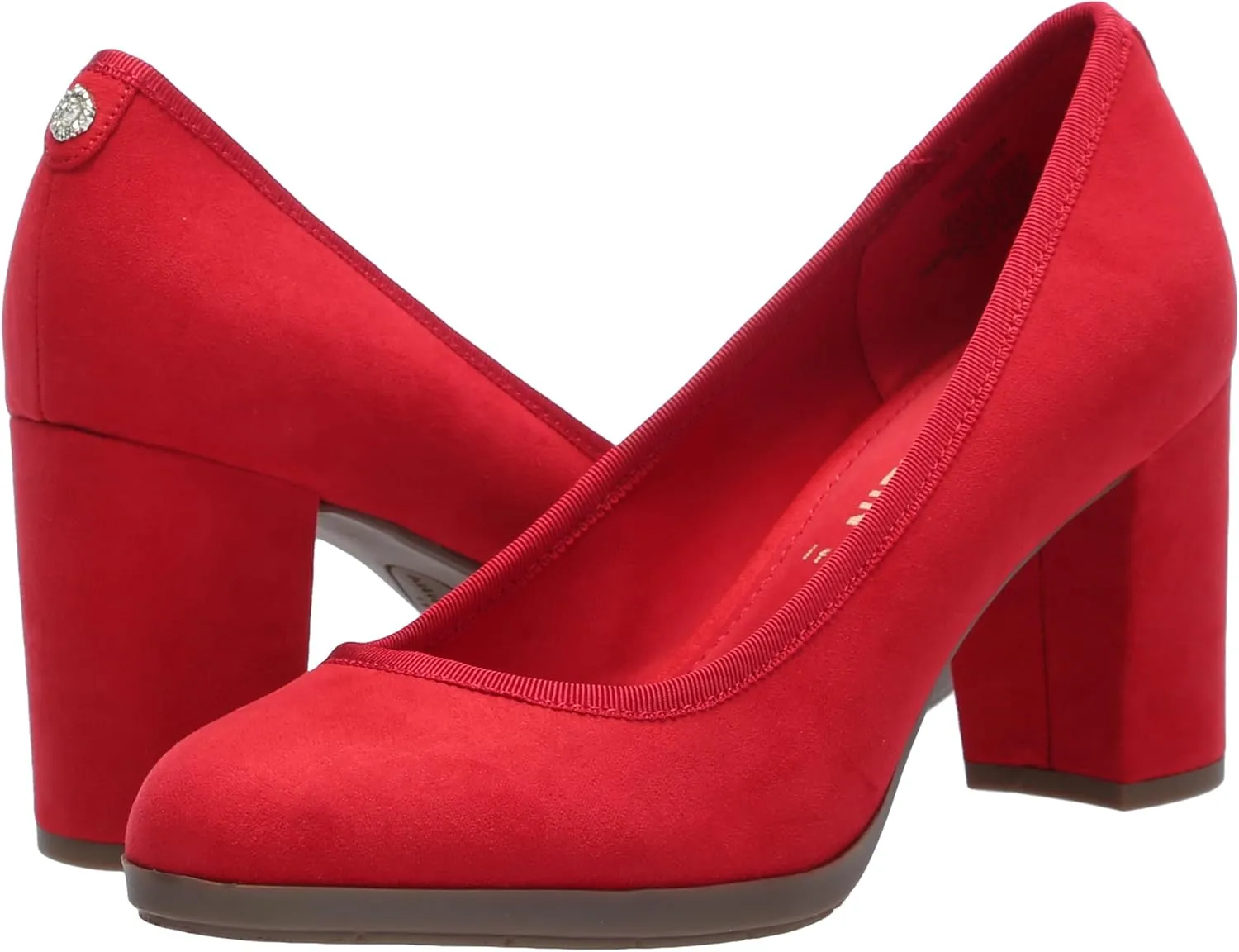 Anne Klein Womens Castana Flex Fit Block Heels