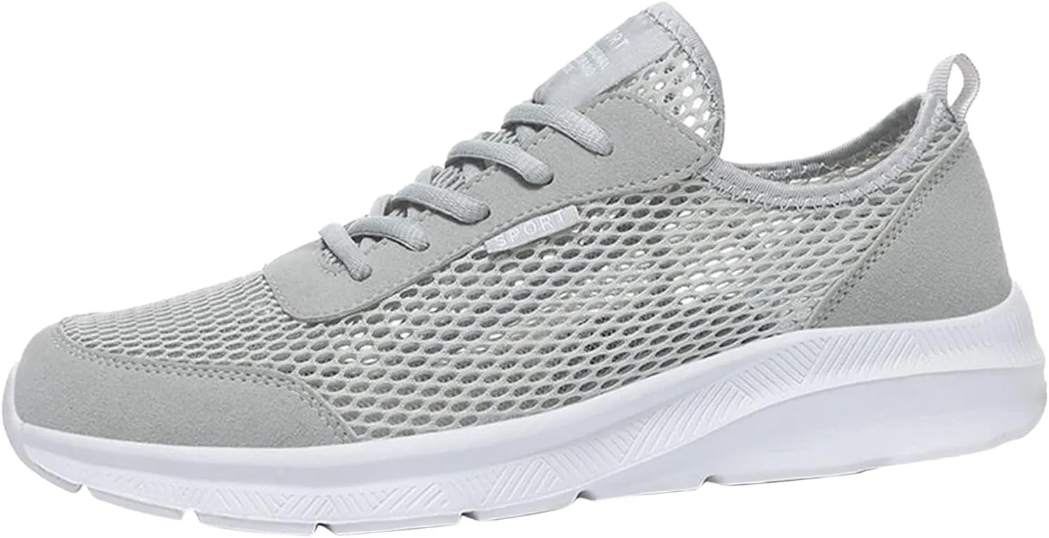 Arch Support Fitness Sneaker for Men Comfortable Breathable Lightweight Tennis Shoe Wide Walking Shoes for Men