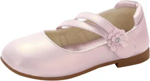 Baby Girls Dress Shoes Flower Girl Little Kids Mary Jane Ballet Flats Flower Wedding Party Communion Shoes