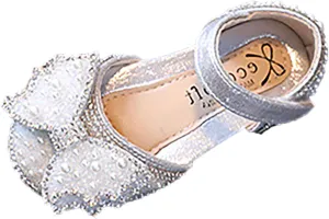 Baby Girls Premium Mary Jane Flats Rubber Sole Moccasins Rubber Sole Mary Jane Crib Shoes Baby Special Occasion Shoes