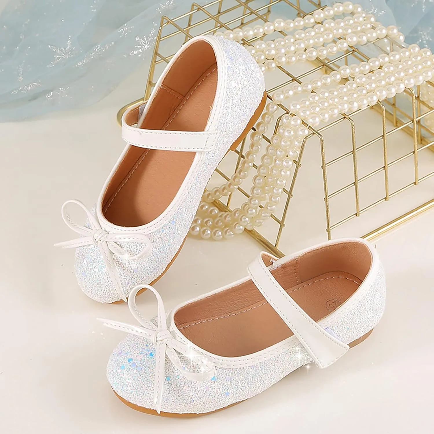Baby Shoes Infant Baby Soft Sole Walking Shoes Bow Ballet Flats for Girl Wedding Birthday Party Oxford Shoes Loafers