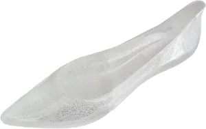 Ballet Flats Shoes for Women Ladies Casual Transparent Pointed Toe Fine Glitter Shallow Mouth Pure Colour Flat Shoes Large
