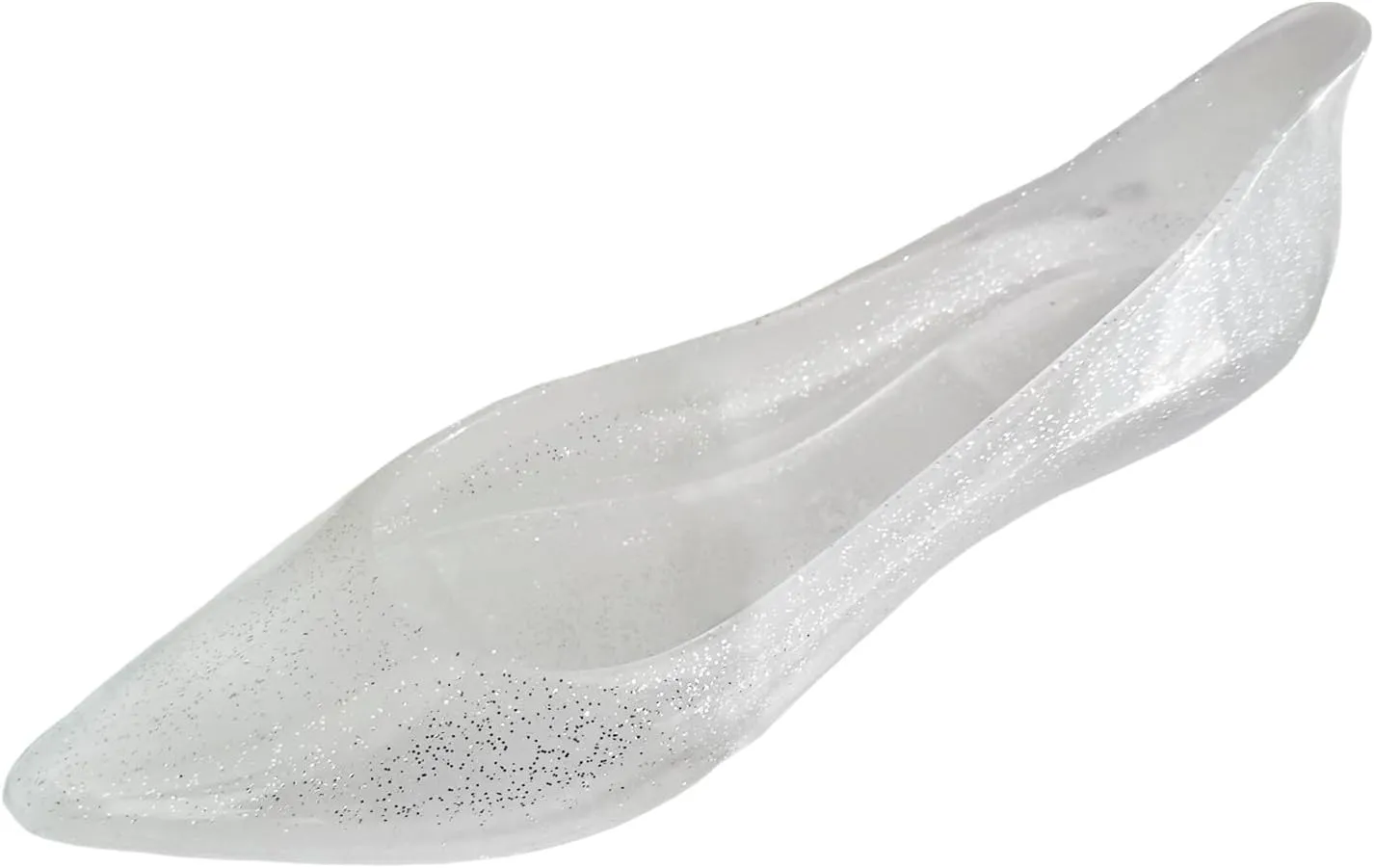 Ballet Flats Shoes for Women Ladies Casual Transparent Pointed Toe Fine Glitter Shallow Mouth Pure Colour Flat Shoes Large