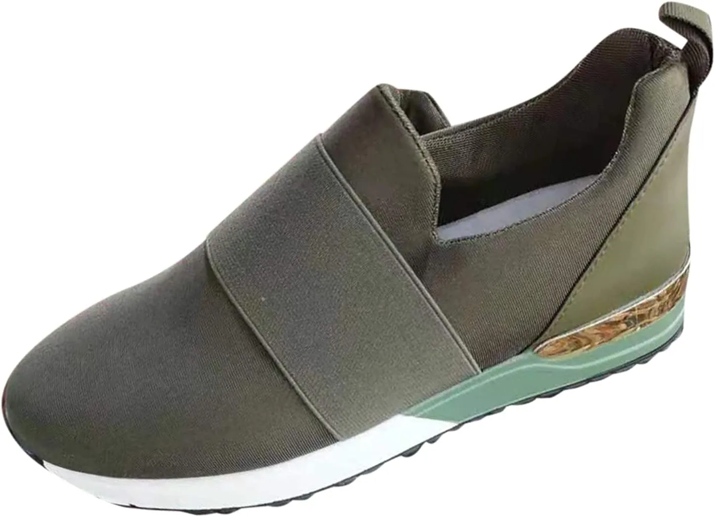 Black Fashion Womens High Platform Sneakers Slip On Walking Shoes Women Size 12 Walking Shoes for Women with Arch Support Wide Width High Top Sneakers for Women Comfy Flats Shoes Women Dressy Cute