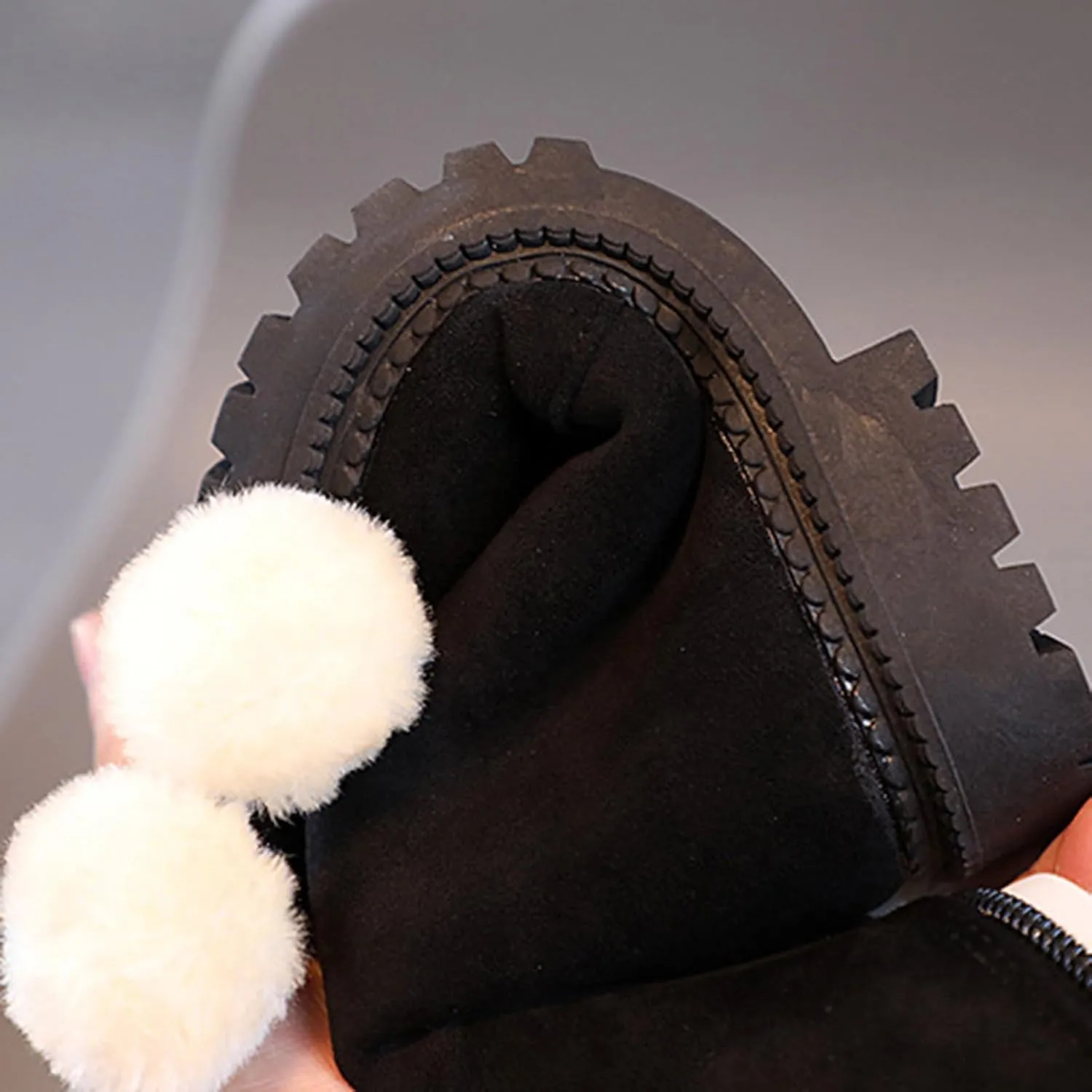 Boots for Girls Boys' Snow Boots Winter Boots Ankle Boots Kid Boots Warm Fur Anti-Slip Shoes Water Resistance Hook Loop Boots