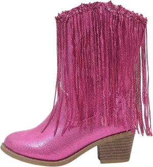 Boots for Girls Cowgirl Cowboy Western Boots Mid Calf Riding Shoes Little Kids Big Kids Cowgirl Boots Ankle Boots Fall