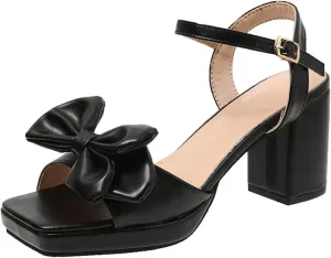 Borne Shoes Shoes Women Sandals Sandals for Women Ladies Chunky Heel High Heel Fish Mouth Sandals