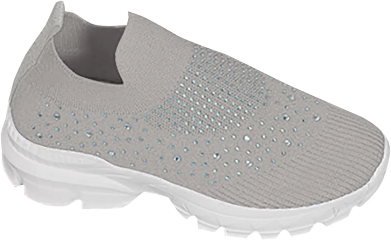 Bowling Shoes Women Size 9 Wide Slip On Shoes for Women Wide Width Running Shoes Walking Hiking for Women with Arch Support Black Sparkly Sneakers for Women Dressy Women Walking Shoes Wide Width