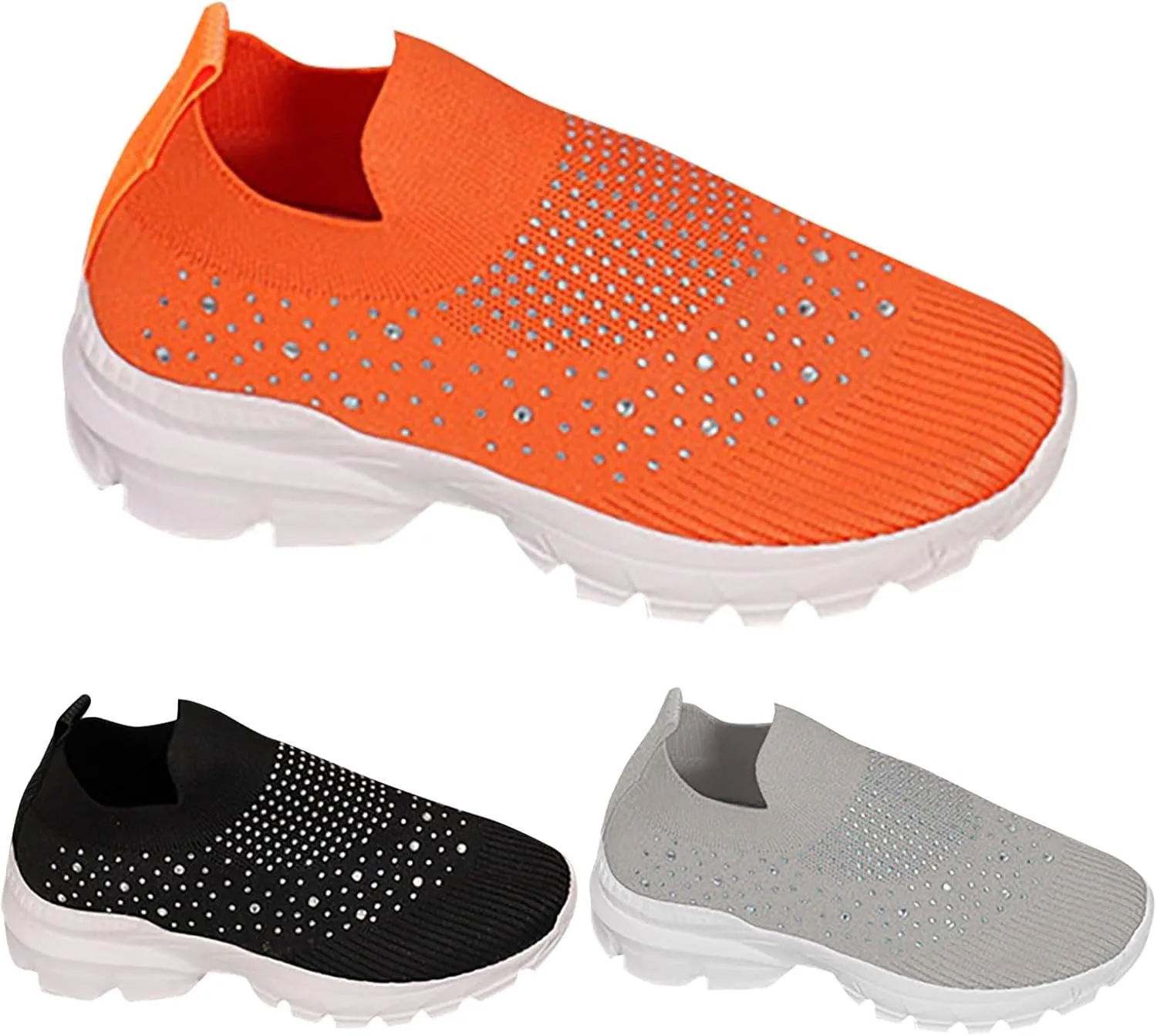 Bowling Shoes Women Size 9 Wide Slip On Shoes for Women Wide Width Running Shoes Walking Hiking for Women with Arch Support Black Sparkly Sneakers for Women Dressy Women Walking Shoes Wide Width