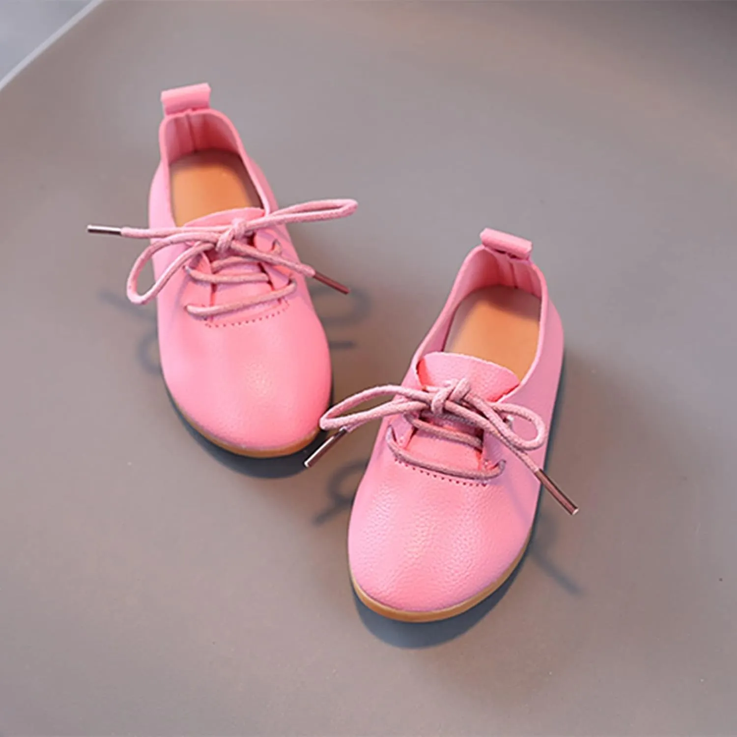 Boys British Style Lce Up Saddle Shoes Toddler Kids Casual School Uniform Formal Casual Oxfords Flat for Wedding