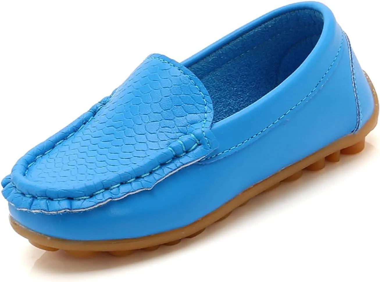 Boys Girls Loafers Soft Slip On Oxford Dress Flats Kids Toddler Casual Boat Shoes School Uniform Moccasin Walking Shoes
