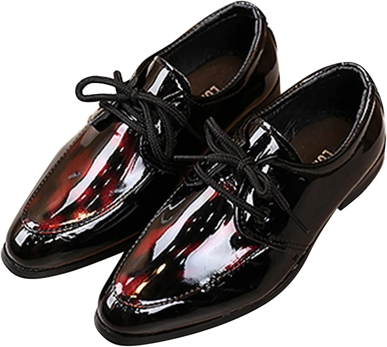 Boys Lace-up Formal Dress Shoes Wedding Footwear School niform Shoes Comfort Loafer Flat xford Dress Shoes