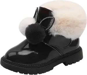 Boys Winter Boots Boots for Girls Kids Little Big Girls Boots Lace-Up/Zipper Outdoor Ankle Shoes Ankle Boots Toddler Winter boots