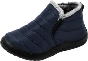Cathalem Winter Boots for Women 2024, Womens Snow Boots Warm Ankle Bootie Comfortable Slip On Outdoor Fur Lined Winter Shoe
