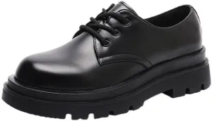 Contemporary Men's Elastic Slip-On Derby Shoes - Smooth Calfskin Upper for Quick Business Trips & Meetings