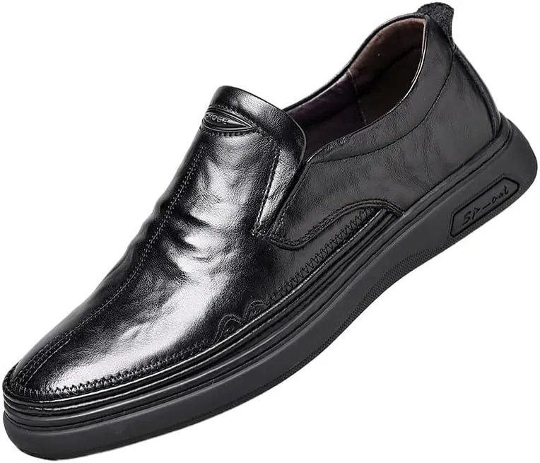 Contemporary Wingtip Oxford Shoes Genuine Leather Upper Wedding Parties Business Meetings Air-Cushioned Comfort