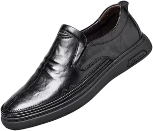 Contemporary Wingtip Oxford Shoes Genuine Leather Upper Wedding Parties Business Meetings Air-Cushioned Comfort