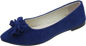 CRNTCEM Women's Pointed Toe Ballet Flats Bow-Knot Comfortable Light Weight Loafers Summer Outdoor Soft Formal Business Wedding Casual Shoes