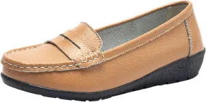 Flats for Womens Comfortable Square Toe Slip on Business Office Work Dress Shoes Ballet Flats with Buckle Strap