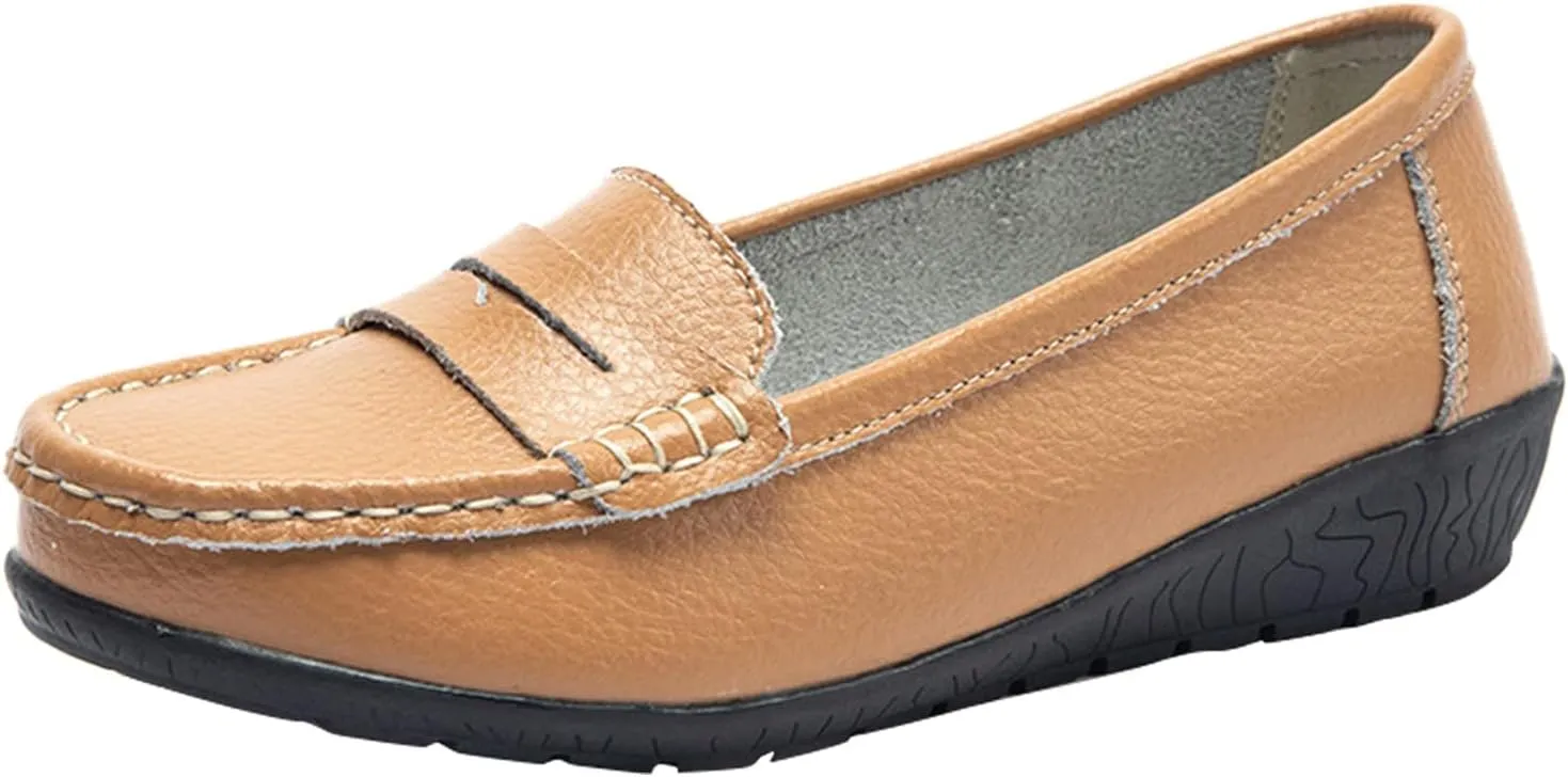 Flats for Womens Comfortable Square Toe Slip on Business Office Work Dress Shoes Ballet Flats with Buckle Strap
