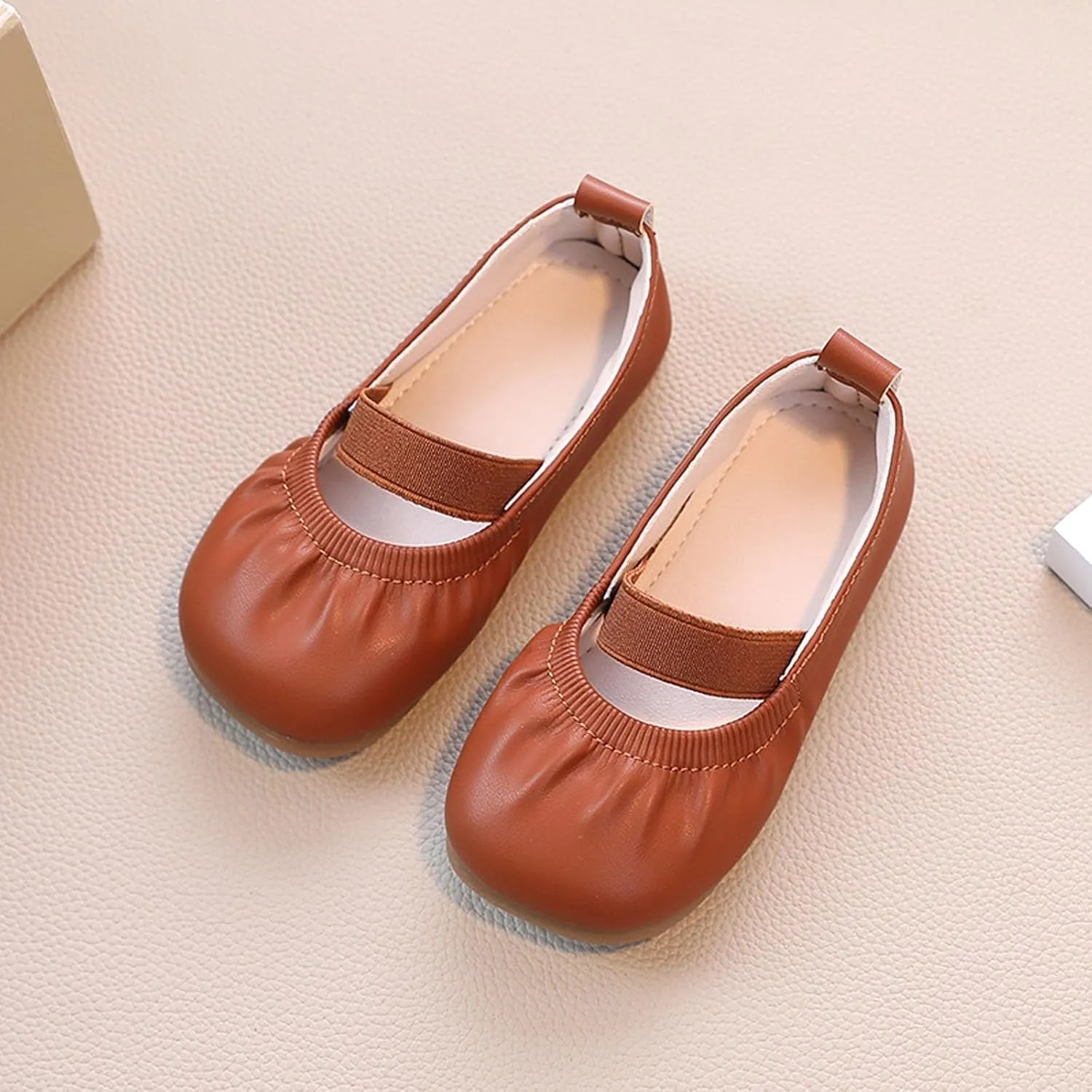 Girl Dress Shoes Toddler Flower Girl Dress Shoes Square Toe Ballet Flats for Party School Wedding Casual Shoes