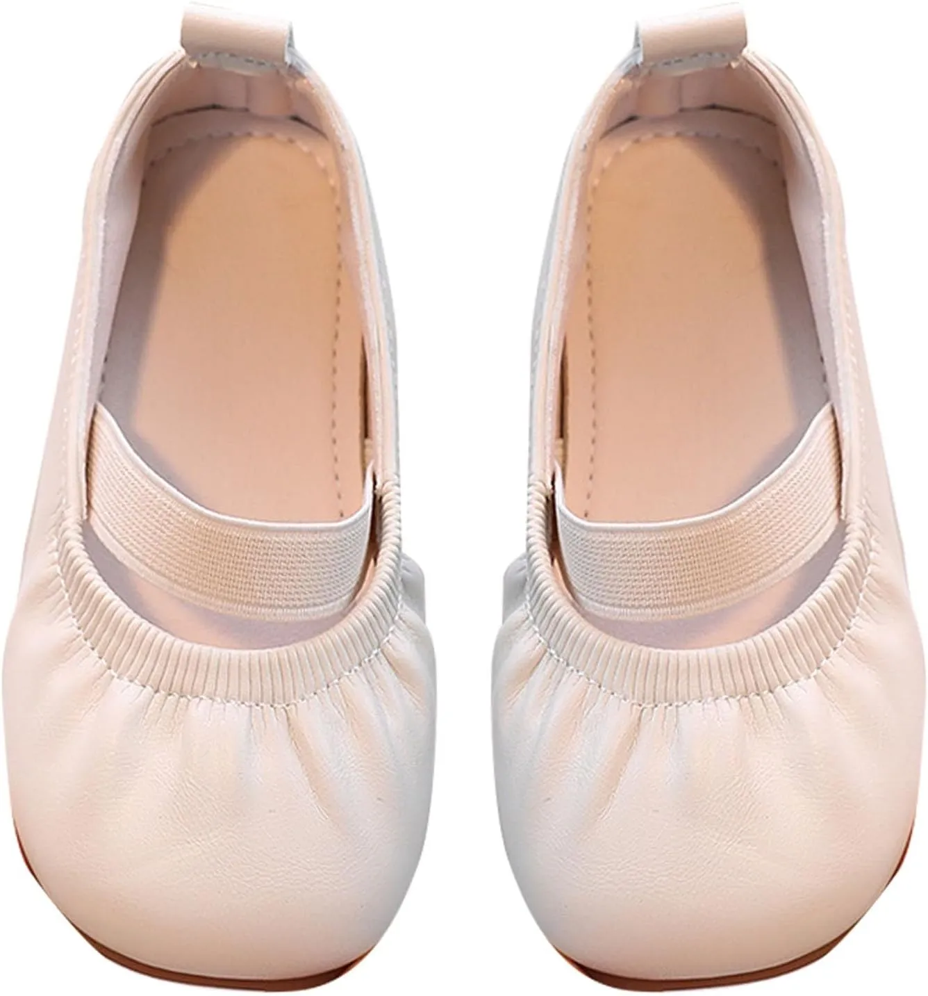 Girl Dress Shoes Toddler Flower Girl Dress Shoes Square Toe Ballet Flats for Party School Wedding Casual Shoes