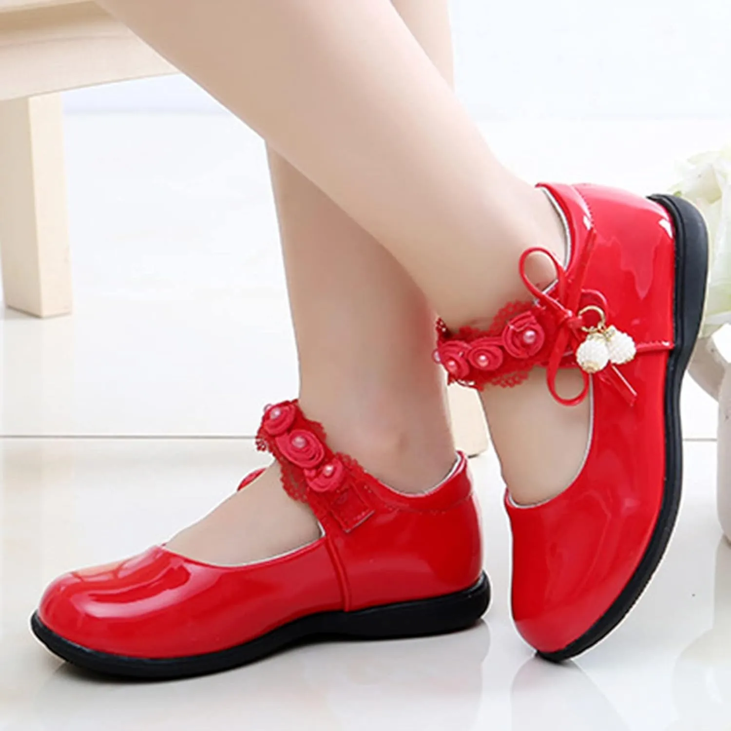 Girl Shoes Small Leather Shoes Single Shoes Children Dance Shoes Girls Performance Shoes newborn spring outfit girl