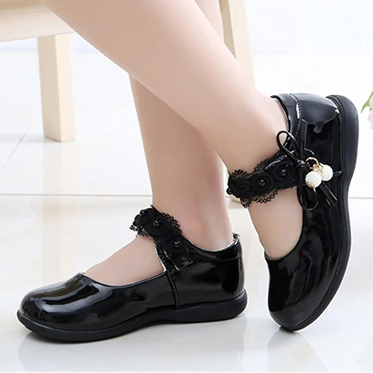 Girl Shoes Small Leather Shoes Single Shoes Children Dance Shoes Girls Performance Shoes newborn spring outfit girl