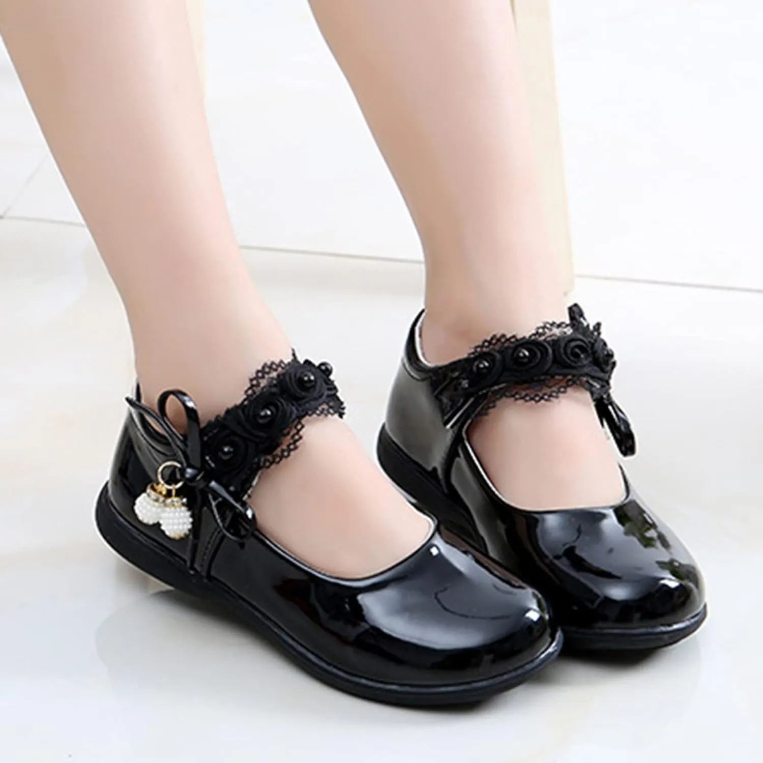Girl Shoes Small Leather Shoes Single Shoes Children Dance Shoes Girls Performance Shoes newborn spring outfit girl