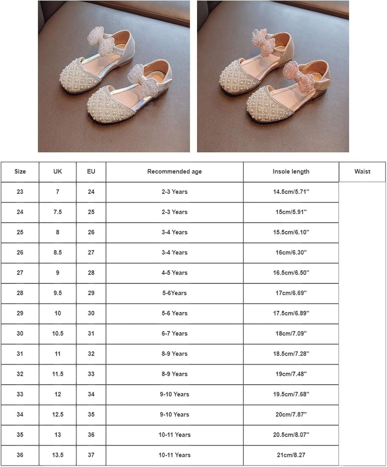 Girls Ballerina Mary Jane Shoes Dress Princess Shoes for Wedding Toddler Little Kid/Big Kid