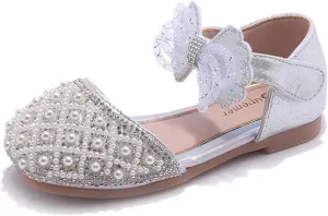 Girls Ballerina Mary Jane Shoes Dress Princess Shoes for Wedding Toddler Little Kid/Big Kid