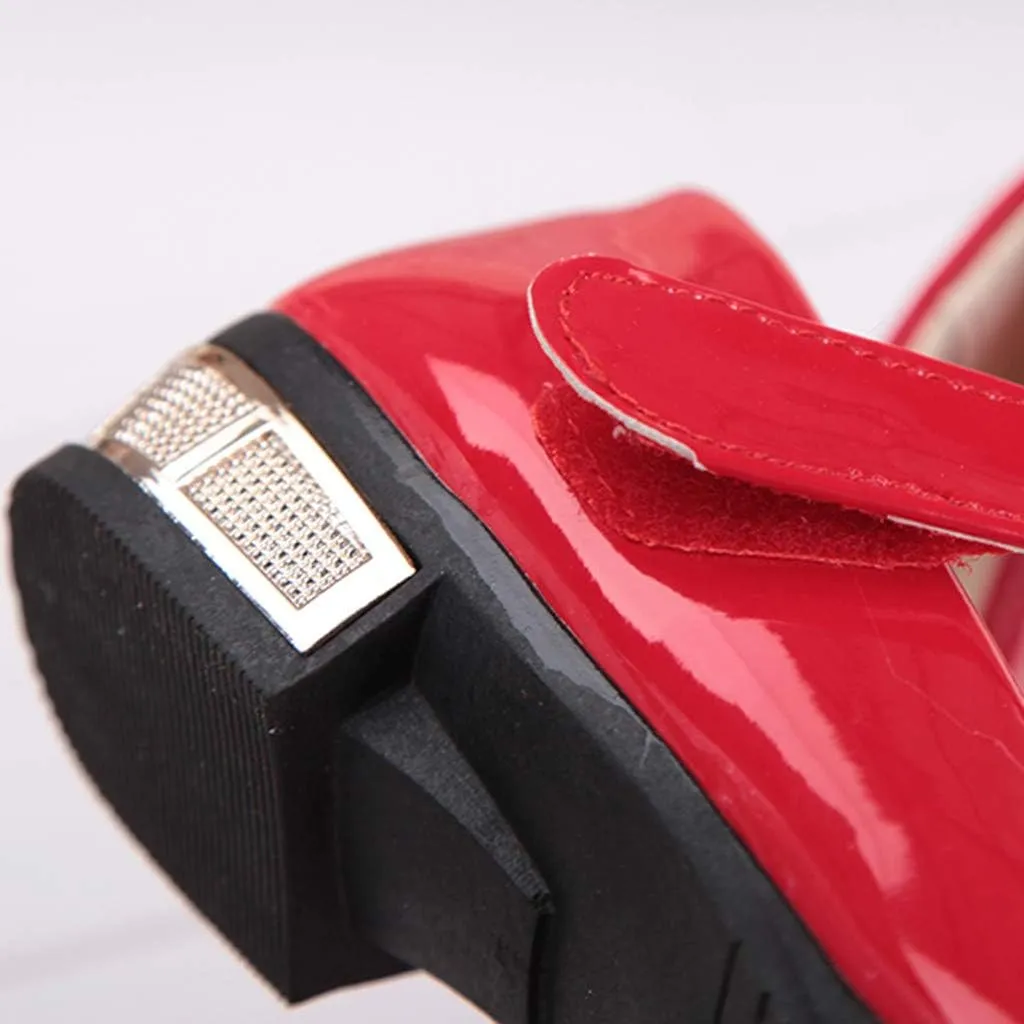 Girls Dress Shoes Mary Jane Shoes for Girls Low Heel Dress Shoes Party Wedding Flat for Little/Big Kids