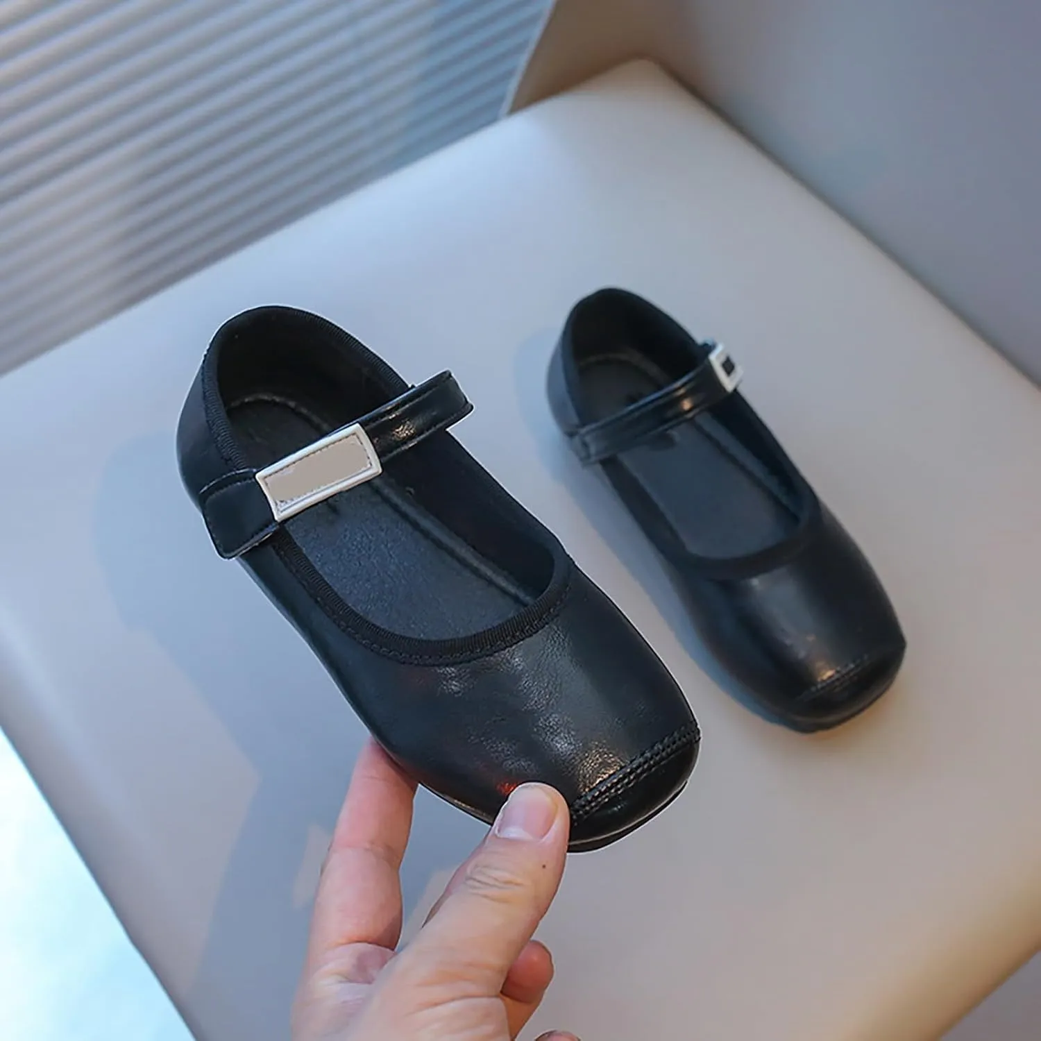 Girls Dress Shoes Mary Jane Shoes Toddler Little Girls Ballet Flats for Wedding Party School Uniform Shoes