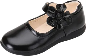 Girls Dress Shoes Toddler Girls School Uniform Shoes Mary Jane Flower Girl Ballet Flats for Princess Dress up Shoes