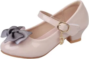 Girls Mary Jane Dress Shoes Bows Flower Girl Wedding School Low Heels Toddler Little Kids Pump Shoes Girl School Shoes