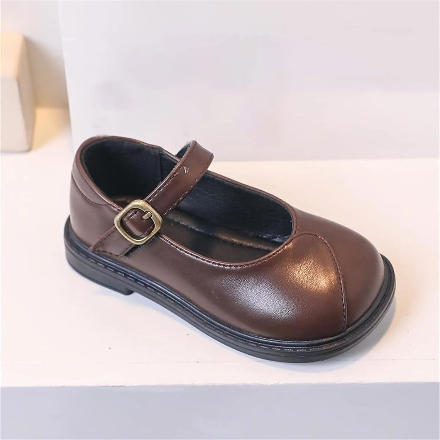 Girls Mary Jane Shoes for Wedding Party Flower Girl School Dress Shoes Low Heel Flats for Big Kids