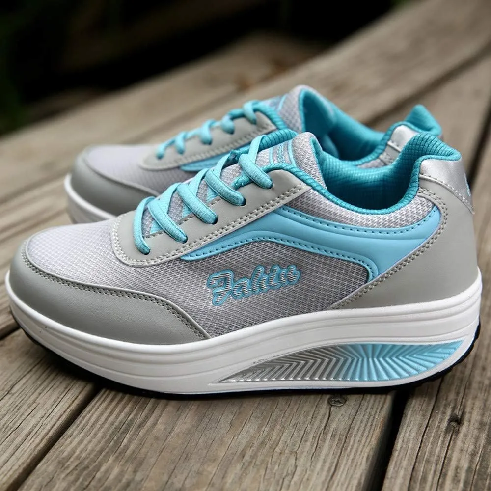 High Top Sneakers for Women Wide Width Zapatos para Mujer De Vestir Comodos Bajitos Workout Shoes for Women Gym Slip On Black Platform Sneakers for Women Zapato Ortopedico para Mujer De Vestir