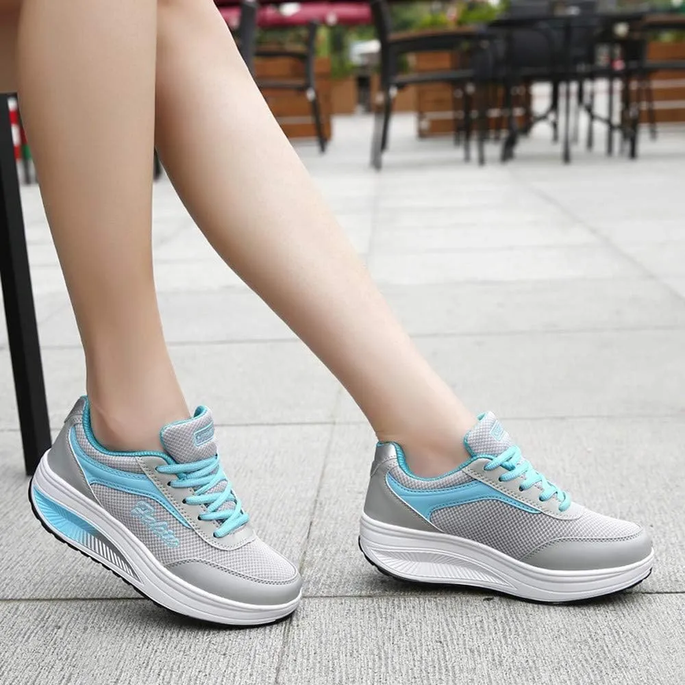 High Top Sneakers for Women Wide Width Zapatos para Mujer De Vestir Comodos Bajitos Workout Shoes for Women Gym Slip On Black Platform Sneakers for Women Zapato Ortopedico para Mujer De Vestir