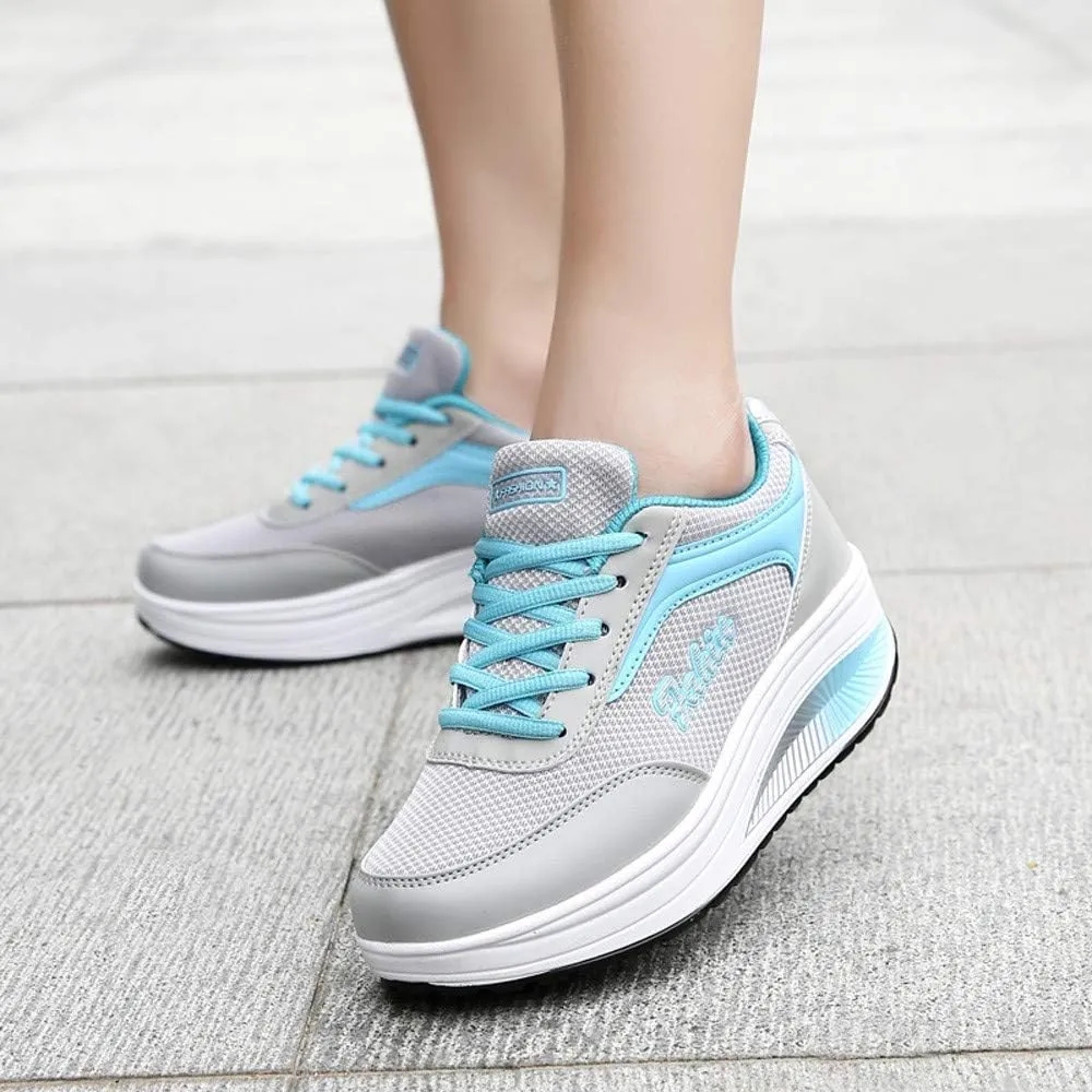 High Top Sneakers for Women Wide Width Zapatos para Mujer De Vestir Comodos Bajitos Workout Shoes for Women Gym Slip On Black Platform Sneakers for Women Zapato Ortopedico para Mujer De Vestir