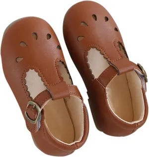 Infant Mary Jane Dress Closed Toe Flat Toddler Little Girl Ballet Party School 𝐔niform T-Strap Princess Shoe
