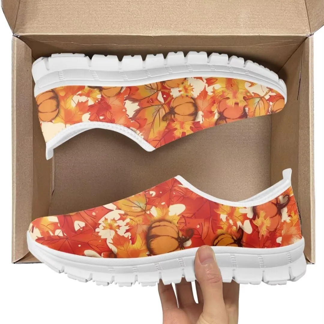 Jeiento Women's Go Walk Sneaker Slip-On Loafers Comfy Travel Jogging Shoes for Ladies Fall Shoes Thanksgiving Shoes Dressy Shoes
