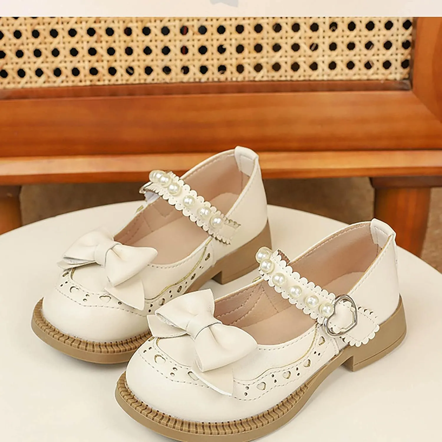 Kids Baby Girls Bow Small Leather Shoe Single Shoes Summer New Lightweight Soft Breathable Non 2 Month Old Baby Gifts