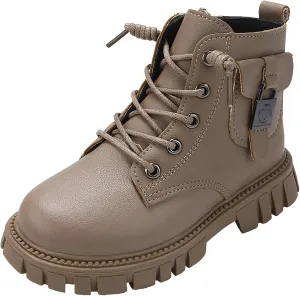 Kids Girls Ankle Bootie Winter Snow Boots Anti-Slip Outdoor Shoes Comfortable Boots Party Birthday Dress up Dance