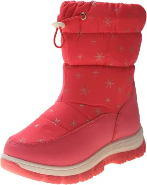 Kids Snow Boots Boys Girls Winter Boots Winter Fully Fur Lined Warm Shoes Cold Weather Shoes Outdoor Snow Boots