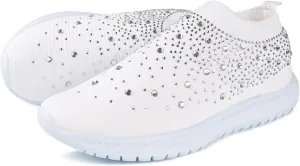 Lausiuoe Sneakers For Women Walking Shoes Slip On Tennis Shoes Lightweight Casual Sneakers for Gym Travel Work Running